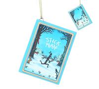 Christmas Decoration, Novelty Fun Xmas Tree Decoration, Hanging Mini Book Bauble, Popular Childrens Bauble, Classic Kids Story Xmas Tree Figurine, Tiny Book Ornament, Stocking Filler