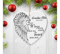 Christmas Decoration Perosnalized Your Wing Were Ready But My Heart Was Not Xmas Decorations Unique Decor For Party Collection Holiday