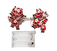 Christmas Decoration String Lights, Christmas Santa Claus Light String, LED Battery Powered For Christmas Party Decoration(2 meters 20 lights)