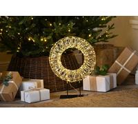 Christmas Decoration Wreath Light Animated Warm White Outdoor 600 LED - 45cm