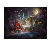 Christmas Decoration Xmas Ornaments Christmas 1000 Piece Adult Children Puzzle Party Gift Pattern for Home Office Room Decor,Xmas Gift