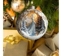 Christmas Decorations 2D Angel Bauble 8cm Hope Tree Hanging Ornament Home
