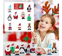 Christmas Decorations 9pcs Christmas Stocking Stuffers Wind Up Assortment For Party Favors Bag Filler for New Year Festive Party Supplies