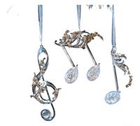Christmas Decorations Acrylic Hanging Ornaments Transparent with Glitter Finish for Holiday Tree and Wreath Includes Snowflake Bell Butterfly and More (K)