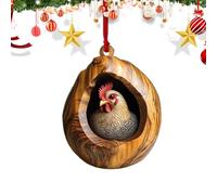 Christmas Decorations Animals for Tree, 2D Acrylic Christmas Ornaments | Decorative Hanging Pendant for Indoor Decorators Organizers Gardens