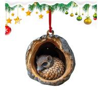 Christmas Decorations Animals for Tree - 2D Acrylic Christmas Ornaments | Hanging Decorative Pendant for Indoor Decorators Party Event Organizers Gardens Windows