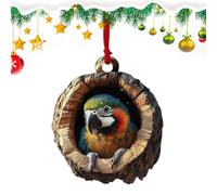 Christmas Decorations Animals for Tree | 2D Acrylic Christmas Ornaments | Hanging Decorative Pendant for Indoor Decorators Party Event Organizers Gardens Windows