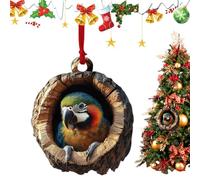 Christmas Decorations Animals for Tree | 2D Acrylic Christmas Ornaments,Hanging Decorative Pendant for Indoor Decorators Party Event Organizers Gardens Windows