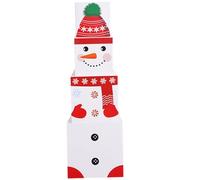 Christmas Decorations Box 36.6" Height Stackable Box Christmas Boxes Cute Snowman Pattern Paper Decorative Boxes for Presents Tree, Style 1