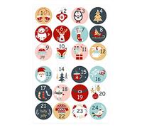 Christmas Decorations Christmas Advent Calendar Numbers Sticker Sheet With 24 Stickers For DIY Gifts Xmas Christmas Decorations for Indoor Outdoor Bedroom Decor Christmas Tree Decoration