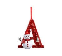 Christmas Decorations Christmas Decorations Tree A To Z Letter Decorative Xmas Pendant Personalized Diy Baubles Snowman Letter Hanging Ornament