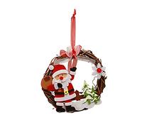 Christmas Decorations Christmas Ornaments Xmas Gifts Christmas Decorations Santa Claus Small Wreath Pendants Children's Xmas Gifts Wreath Christmas Tree Pendants