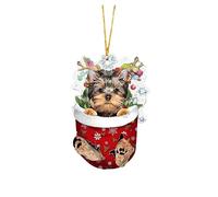 Christmas Decorations Christmas Tree Decorations Acrylic Stockings For Dogs Dog Tree Baubles Personalised Crafts Hanging Novelty Baubles For Xmas