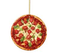 Christmas Decorations Christmas Tree Pizza Pendant Decorations Bedside Car Pendant Decoration Home Cute And Interesting Acrylic Pizza Decoration Picture Hanging Kit Gifts