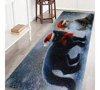Christmas Decorations Clearance - Merry Christmas Welcome Doormats Indoor Home Carpets Xmas Ornaments Party Gifts (B 40x120CM)