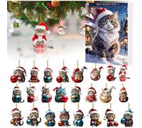 Christmas Decorations Clearance Xmas Decor UK Stock Santa Claus Christmas Countdown Gift Set Xmas Decoration Christmas Tree Pendants Window Door Decor