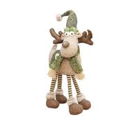 Christmas Decorations Deer - Creative Plush Statue | Shelf & Cabinet Ornaments | for Home Entryway Indoor Festival Family Outdoor Living-Room Holiday Mantle
