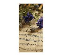 Christmas Decorations Door Cover Xmas Background Banner Music Sheet Christmas Door Banner Xmas Door Hanging Covers Door Curtain Winter Party Supplies