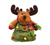 Christmas Decorations Festive Holiday For Candy Cookies Giving Party Food Storage Containers Reusable(B, One Size)