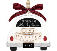 Christmas Decorations,First Christmas Married Ornament 2025,Our First Christmas As Mr and Mrs Christmas Ornament,Bridal Shower Gift,Marriage Gifts,Wedding Gifts for Couples,Gifts for Newlyweds