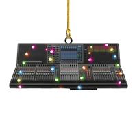 Christmas Decorations for Audio Engineers - Detailed Recording Gear Ornament, for Music Enthusiasts, Durable Resin Craft | Ideal Studio Desk or Tree Display for Sound Designers,