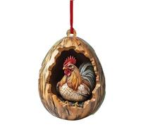 Christmas Decorations for Christmas Tree, Hanging Animal Figurines for Christmas Tree | Pendant Figurine Charm 2D Plate Decoration Party Fireplace Home Family Gathering Friends Lovers Garden