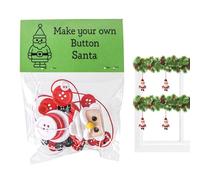 Christmas Decorations for Christmas Tree Interactive Toy Creation Kit Buttons Father and Snowman Sill Window Door Wall Living Room Bedroom Party