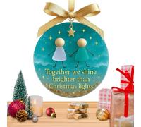Christmas Decorations for Friendship | Ceramic Home Decoration Memories | Decorative Art Ornaments for Parties for Friends | For Thanksgiving Birthday Party Holiday Winter Sister Partner