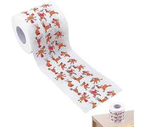 Christmas Decorations Funny Toilet Paper Roll Christmas Toilet Paper Roll - Reindeer Pattern Napkin Roll,Christmas Theme Paper Towel for Dining Table Home Toilet Paper Towel b