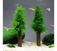 Christmas Decorations Hanging Ornament Christmas Tree Submerged Moss Skeleton Water Appearance Water Grass Crystal Shrimp Fish Tank Landscaping Decoration Does Not Include Moss Water Grass