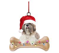 Christmas Decorations Home Christmas Animals Pendant Outdoor Decorations Wood Ornaments Window Wall Hanging Ornament Living Room Decoration Home 3 Hanging Decoration for Xmas Tree