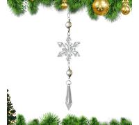 Christmas Decorations in the shape of snowflakes, 2D acrylic charm pendant, Christmas decoration for the home | for outdoor and indoor use winter office party home ceiling during winter
