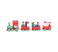 Christmas Decorations Magical Mini Christmas Train: Children with Snowman Train Decoration & Wooden Toy Crafts!(A, 21. 5x5)