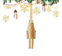Christmas Decorations Nutcracker - Hanging Figures 10 × 4 × 2 cm, Hand Painted Resin Design, Unbreakable Material Classic Holiday | Festive Tree Decoration for the Holiday