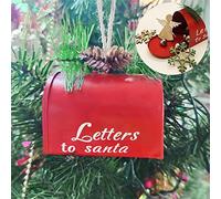 Christmas Decorations Ornament Decorative Xmas Decor Hanging Ornament Mailbox Design Easy Installation Portable Lovely For Home Indoor Home Decor Merry Christmas Decoration Happy New Year