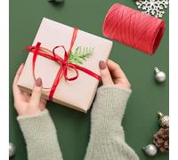christmas decorations outdoor 3937.01 Inches Length Christmas Decoration Eco Friendly Rope Raffia Bow Tie Paper Rope Reel Baubles Wrapping Tie ornaments for the home