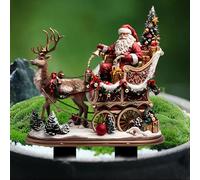 Christmas Decorations Outdoor/Indoor Santa Claus And Elks Acrylic Floor Decoration Xmas Decor Ornaments Party Gifts Xmas New Year Holiday Party Supplies