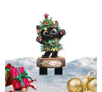 Christmas Decorations Outdoor Stakes,Christmas Decorations Outdoor Yard Signs - 2D Flat Acrylic Party Supplies for Backyard Porch Planter Pathway Patio Lawn Flower Pot