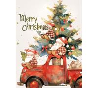 Christmas Decorations Paint by Numbers car, red Painting by Numbers for Adults Kits, DIY Winter Oil Painting On Canvas Arts and Crafts for Adults, Apply to Christmas Room Decor, Unframed 20x30cm p-21