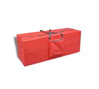 Christmas Decorations Red Storage Bag with zip and Side Pocket For Xmas Tree Baubles Ornaments (125cm x 40cm x 45cm) Box