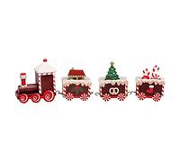 Christmas Decorations Sale Christmas Decorations Wooden Four-section Train Gift Ornaments Holiday Decor Ornaments Decorations for Home Office Party