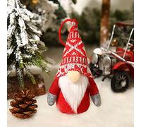 Christmas Decorations Sale Clearance, Luminous Xmas Tree Ornament with Lanyard Woolen Yarn Festival Ambience Christmas Pendant Home Decor Merry Christmas Xmas Decor Ornaments Party Decor Gifts (D)
