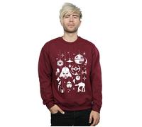 Christmas Decorations Sweatshirt Star Wars Burgundy S