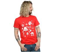 Christmas Decorations T-Shirt Star Wars Red XXL
