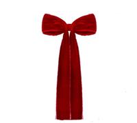 Christmas Decorations Velvet Bow 45cm Oversized Staircase Garland Tree Home