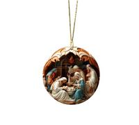 Christmas Decorations Xmas Decorations Nativity Christmas Ornament Christmas Vision Birth Pendant Birth Acrylic Car Accessories for Tree Indoor Outdoor Yard Holiday Door