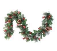 Christmas Decorations Xmas Ornaments Sale Christmas PVC Dip White Garland 1.8m Rattan Fireplace Decoration Indoor Home Decor Merry Christmas Decoration Happy New Years