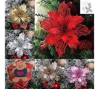Christmas Decorative Flower Cutting Dies for Card Making，Snowflake Srping Flower Strip Cut Stencils for DIY Scrapbooking Photo Album Decorative Embossing Paper Dies Templated+Cute Brooch Pin