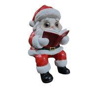 Christmas - Decorative Santa Claus Night Lamp - Cute Figurine Shaped Lamp for Holiday Decoration | For Bedside Desk Table Bathroom Toilet Room Table
