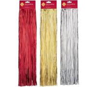 Christmas Decorative Tinsel Red/Gold/Silver Lametta